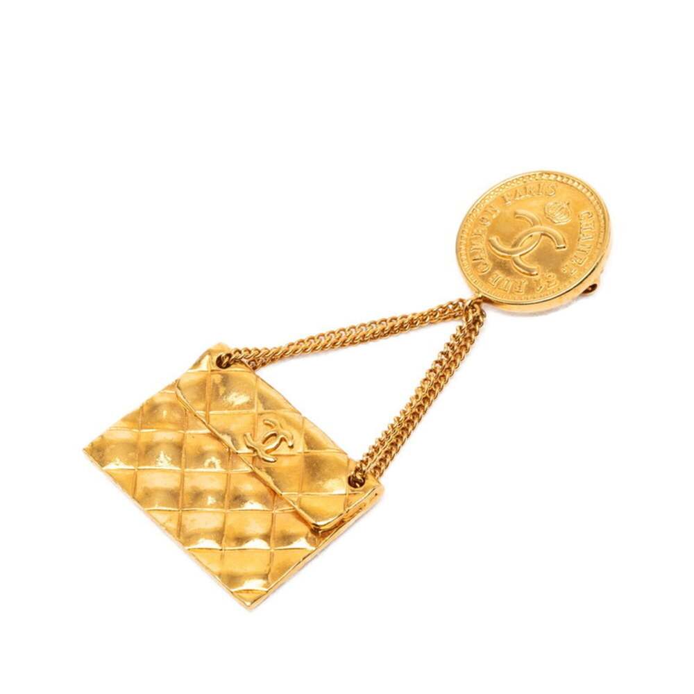 Chanel Cc Logo Brooch Metal #261256C81B